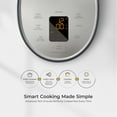 thumbnail image 4 of CUCKOO Micom Rice Cooker 3-Cup Uncooked / 6-Cup Cooked with Nonstick Inner Pot, Small Rice Maker with 8 Menu Options, Fuzzy Logic Technology, Auto Clean, Quick Rice Mode, Gray (CR-0375FG), 4 of 7