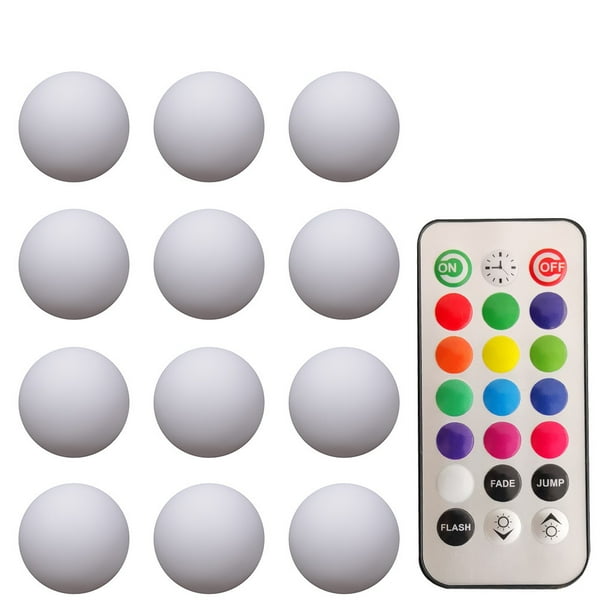 Kuluzego LED Beach Ball Pool Toy with Remote Control Pool Beach Party