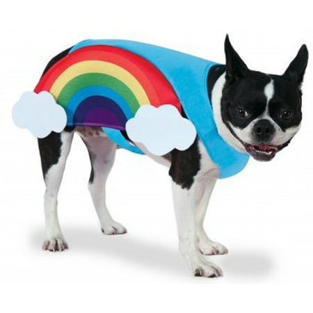 Rainbow With Clouds Pet Dog Cat Pride Halloween Costume