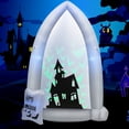 thumbnail image 1 of Costway 7 FT Halloween Inflatable Tombstone Yard Decoration w/Bat LED Projector, 1 of 10