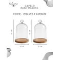 thumbnail image 2 of Juego de 2 capelos chicos con base de madera., 2 of 8