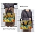 thumbnail image 6 of 16" Laptop Briefcase for Work Travel Laptop Shoulder Bag Carrying Handbag Laptop Case Vase and Fruit Pattern, 6 of 8
