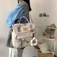 thumbnail image 2 of Korean Ins Campus Backpack, New Casual Cute Student Backpack, Multifunctional Shoulder Messenger Handbag, 2 of 5