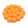 thumbnail image 1 of 20Pcs 21mm Hex Tapa de Silicona Naranja Tapón Protector de Tuercas de Ruedas de Coche, 1 of 1