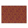 thumbnail image 1 of Floral Cutting Board, Modern Design with Geometrical Bold Line Flowers Image, Decorative Tempered Glass Cutting and Serving Board, Small Size, Scarlet and Maroon, by Ambesonne, 1 of 1