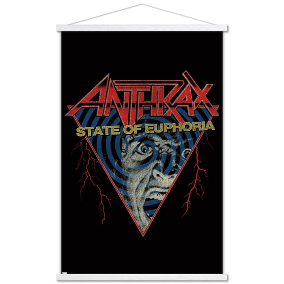 Anthrax - State of Euphoria Wall Poster with Magnetic Frame, 22.375" x 34"