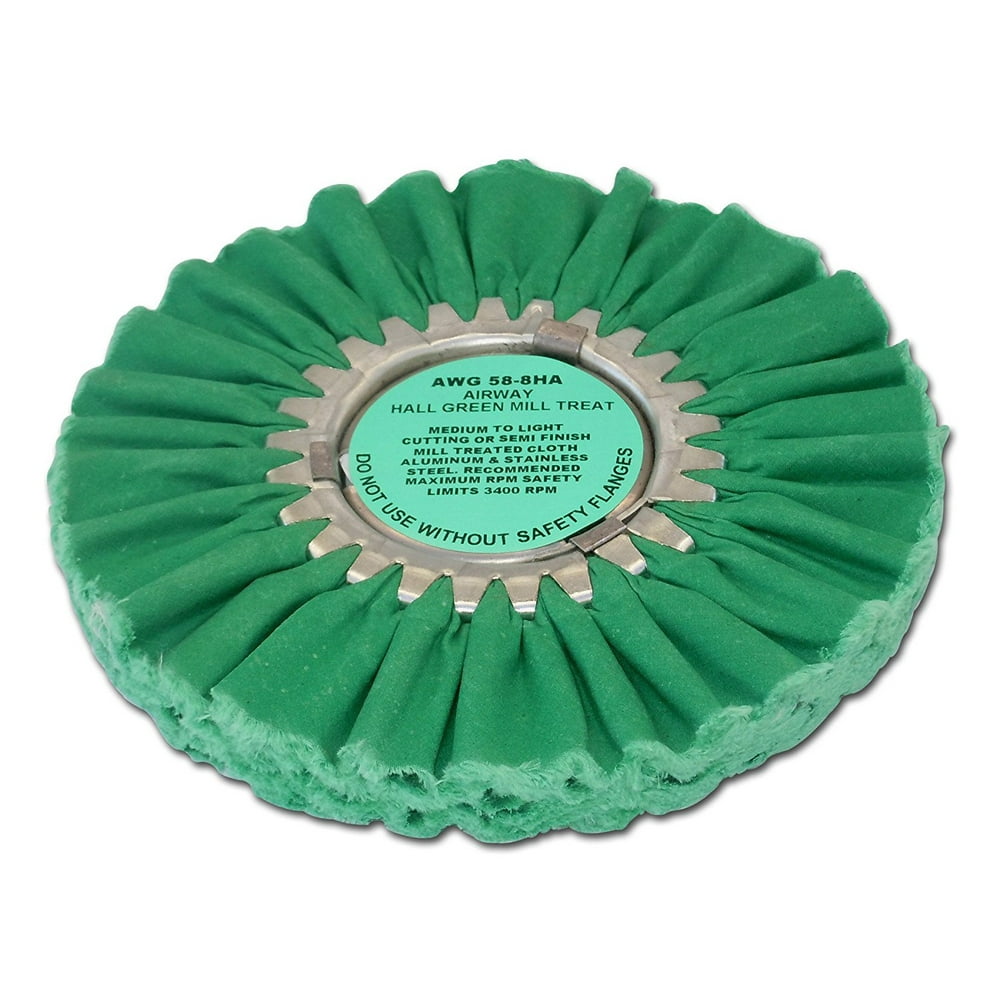 Zephyr AWG588HA Hall Green Airway 8″ Buffing Wheel