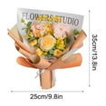 thumbnail image 3 of Handcrafted Crochet Rose Bouquet Set, Simulated Eternal Flower Collection for Valentine's Day, Artisanal Knitted Floral Display for Special Occasion Gifting(A), 3 of 5
