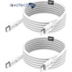 thumbnail image 1 of Innotech Cargador Sc de 10 Pies C a L Usb C, Paquete de 2 Comaptable con Cargador de iPhone y Cargador Rápido para iPhone y para Cargador de iPhone Cable de 10 Pies Compatible con iPhone 14/13/12, 1 of 5