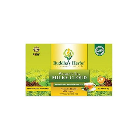Milky Cloud Tea - Herbal Lactation Tea for Breast Feeding WOMEN - Mothers Milk Tea - Nursing Tea - 20 COUNT TEA BAGS (2