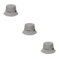 thumbnail image 1 of VONKY Comfortable And Breathable Fisherman Hat For Sun Protection Sunscreen Fisherman Cap Hat Summer gray 58cm 3Set, 1 of 6