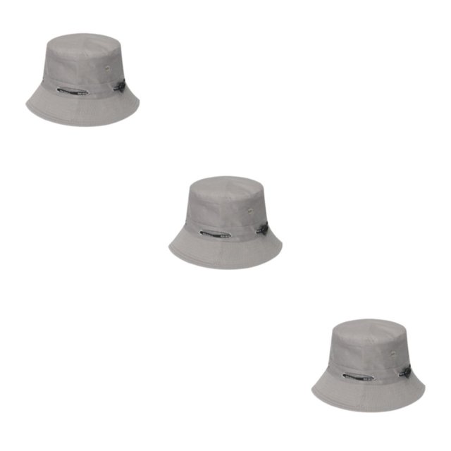 VONKY Comfortable And Breathable Fisherman Hat For Sun Protection Sunscreen Fisherman Cap Hat Summer gray 58cm 3Set