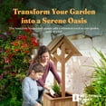 thumbnail image 4 of All Things Cedar 5-Ft Outdoor Wishing Well Planter Box for Flowers and Plants, 4 of 8
