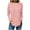 Red, variant on felwors Women's Striped Long Sleeve Tunic Top - Long Length Casual Sweatshirt Shirt Red, XXXL