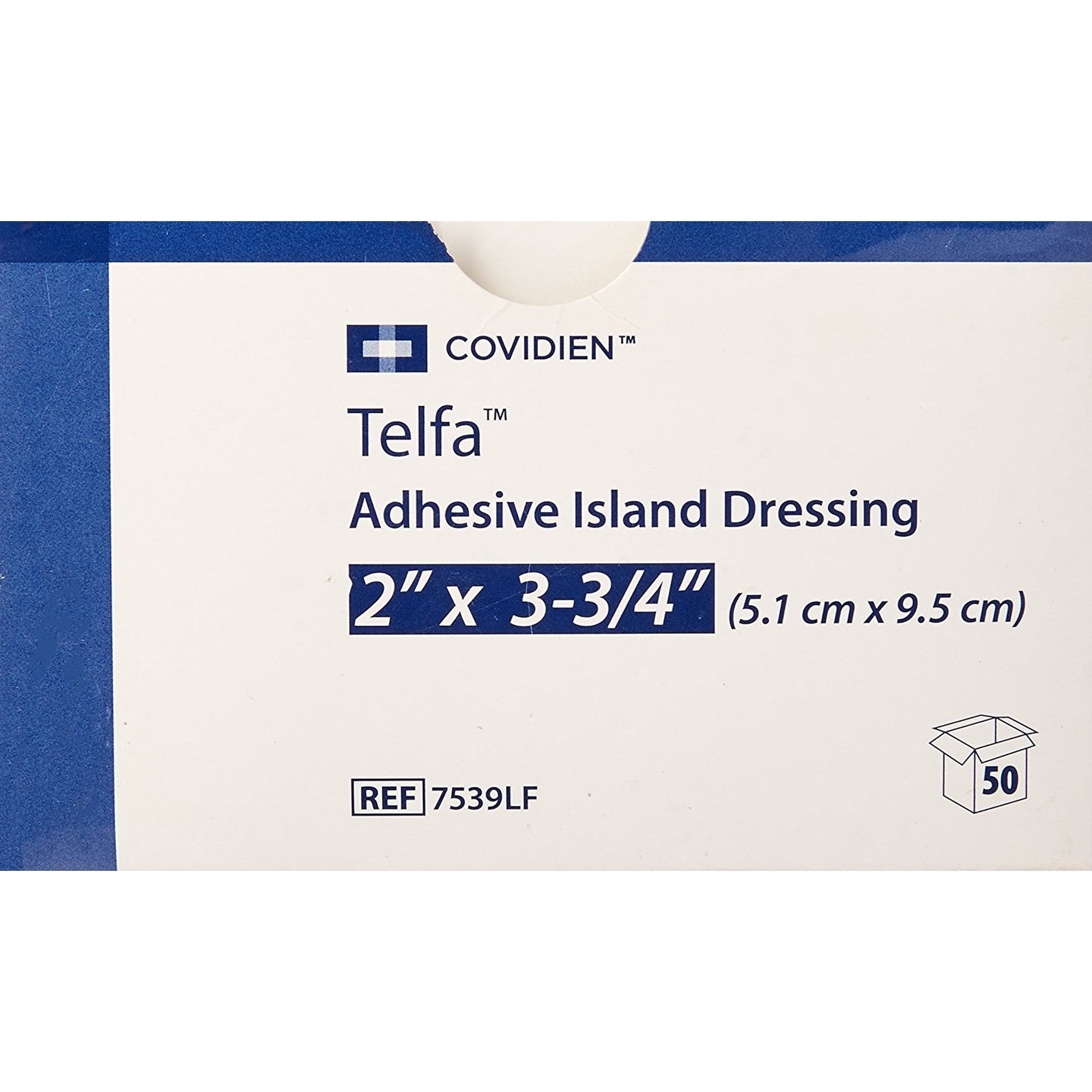 Covidien (n) Telfa Island Dressing 2 X3-3/4 Bx/50 Latex-Free