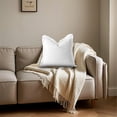 thumbnail image 6 of Miommo Decorative Throw Pillow Covers Neutral Linen Fringe Throw Pillows Olive Green Boho Farmhouse Cushion Covers with Tassels for Couch Sofa Bed Living Room Spring Home Decor, 6 of 9