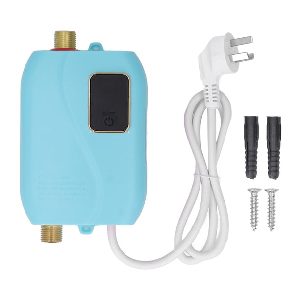 Calentador De Agua Eléctrico Instantáneo 220V 3500W - Con Pantalla LED Y Cabezal De Ducha, Para Baño, Cocina Y Caravana