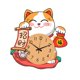thumbnail image 5 of Reloj de pared decorativo con diseño de gato, sin tictac, para el hogar, el dormitorio y la sala de estar. S, 5 of 9