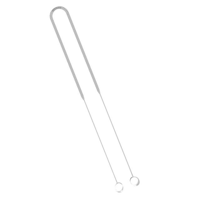Silicone Sweatproof Waterproof Anti-lost Lanyard Accessories Anti-skidding Lanyards Sling Neck Rope Wireless Cord String White