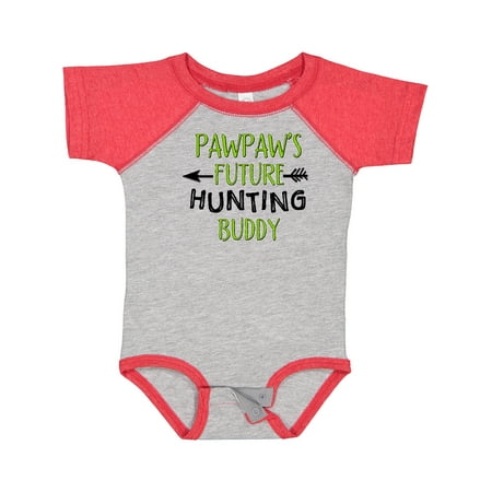 

Inktastic Pawpaws Future Hunting Buddy Gift Baby Boy or Baby Girl Bodysuit