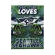 thumbnail image 3 of Manta clásica personalizada de los Seahawks para fanáticos del fútbol, regalos de Navidad para hombres y mujeres, sofá cama de franela suave, tamaño 30 x 40 pulgadas, 40 x 50 pulgadas, 50 x 60, 3 of 7