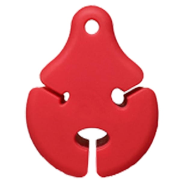 Clip para sujetar cañas de pescar, paquete de cañas de pescar, fácil de limpiar Rojo