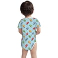 thumbnail image 5 of Daiia Modern Ice Cream Printed Unisex-Baby Short Sleeve Onesies Bodysuits Baby Climbing Clothes Soft and Comfortable Romper with Expandable Shoulder Design-9M, 5 of 8