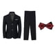 thumbnail image 3 of Conjunto de 3 piezas de chaleco y pantalón blanco para niños, traje para bautismo, boda, graduación, vestido elegante para bebés y adolescentes, disfraz de fiesta, 3 of 5