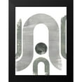 thumbnail image 2 of Vess, June Erica 12x14 Black Modern Framed Museum Art Print Titled - Lunar Maze II, 2 of 5