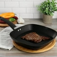 thumbnail image 5 of Oster Connelly 10 Inch Nonstick Aluminum Grill Pan in Black, 5 of 5