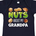 thumbnail image 4 of Inktastic Nuts About My Grandpa Peanut, Almond, Pistachio Boys or Girls Baby Bodysuit, 4 of 5