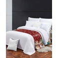 thumbnail image 3 of Red Christmas Bed Runner for Cal. King Size Bed, Snowman Bear Xmas Tree Snowflake Bedspread Protector Slipcover Bed Scarf for Foot Bed Runners & Scarves for Bedroom Hotel Wedding Room 94x20 Inches, 3 of 6