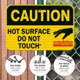 thumbnail image 4 of Hot Surface Do Not Touch Sign,, 4 of 5