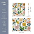 thumbnail image 2 of Yayeee Toggle Light Switch Wall Plate 2-Gang 4.56"x4.48" Decorative Outlet Cover, Retro Yellow Floral, 2 of 7