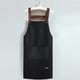 thumbnail image 4 of Waterproof Kitchen Apron | PVC Oil-Proof Washable Cooking Bib | Durable Dirt-Resistant | Adjustable H-Strap | Cell Phone Pocket | Multiple Colors | 33.4x25.5 in | 1 Pack, 4 of 6