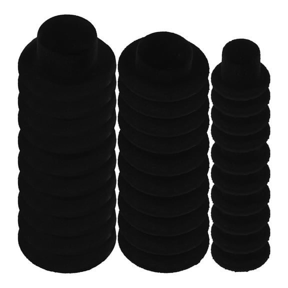 Mini Top Hat 30pcs Miniature Top Hat Small Magician Hats DIY Crafts Hats Christmas Snowman Hats(1.61X1.61X0.75Inch)