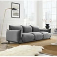 thumbnail image 1 of Modway Copious Performance Velvet Sofa in Gray, 1 of 8