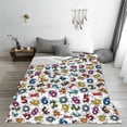 thumbnail image 5 of Sikiie Colorful Numbers Ultra-Soft Micro flannel Blanket Luxury All Seasons Warm Blanket for Bedding Sofa and Travel (4 sizes)-80"x60", 5 of 7