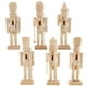 thumbnail image 1 of ColoMX Figuras de Cascanueces sin terminar de madera para Navidad, marionetas de Cascanueces en blanco sin pintar, bricolaje, 6 uds., 1 of 7