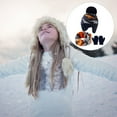 thumbnail image 2 of Qarigey Sombrero Bufanda Mitones Conjunto con patrones de dinosaurio Diseño de orejeras Gorros para niños Animal Lindo Piezas de invierno Type2 NO2, 2 of 6