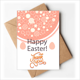 thumbnail image 1 of Happy Easter festival lindo colored Egg Flower Nota en blanco del sobre de la tarjeta de agradecimiento, 1 of 4