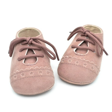 Floleo Clearance Newborn Shoes Baby Prewalker Sports Sneakers Suede Leather Moccasins Footwear