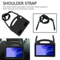 thumbnail image 3 of Dteck Kids Case with Shoulder Strap for Samsung Galaxy 2020 Tab A7 10.4" (Model SM-T500/ T505/ T507), Lightweight EVA Shockproof Kickstand Handle Cover Kids Friendly Super Protective Case, Black, 3 of 6