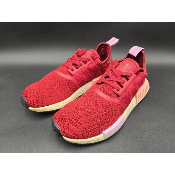 Adi - das Shoes Mens 8.5 NMD R1 Triple Victory Red Fabric Sneakers