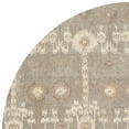 thumbnail image 3 of SAFAVIEH Wyndham Deborah Geometric Wool Area Rug, Natural/Multi, 7' x 7' Round, 3 of 5