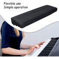 thumbnail image 5 of Funda para teclado de piano (negra), 1 pieza, funda antipolvo con cordón, protección para teclado electrónico, 5 of 5