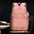thumbnail image 1 of Mochila Mujer Lindas Orejas de Conejo Mochilas Escolares Gran Capacidad para Vacaciones (Rosa) Hugtrwg Para Estrenar, 1 of 5
