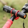 thumbnail image 3 of Correa de silicona para bicicleta, banda para linterna, clip para linterna, soporte para luz de bicicleta (rojo), 3 of 7
