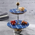 thumbnail image 4 of Gibson Elite Mozambique 2 Tier Cake Stand, Wood, 4 of 11