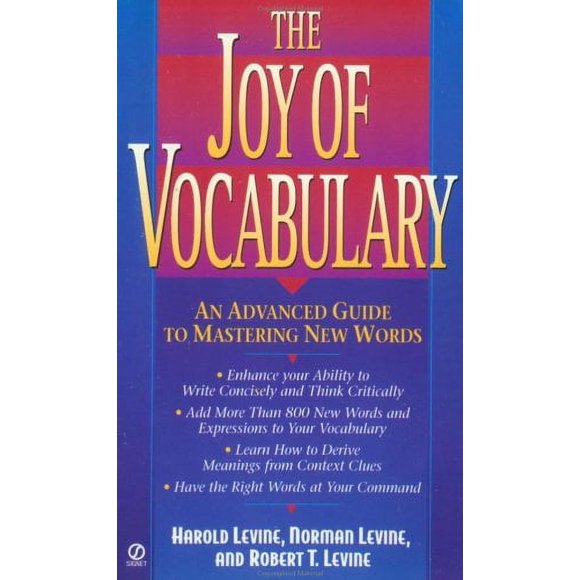 Pre-Owned The Joy of Vocabulary 9780451193964